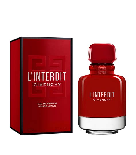 givenchy l'interdit eau de parfum rouge ultime 80ml|l'interdit Givenchy rouge ultime.